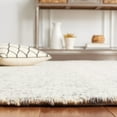 thumbnail image 4 of SAFAVIEH Abstract Ethelyn Solid Area Rug, Gray/Ivory, 6' x 6' Square, 4 of 10