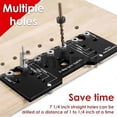 thumbnail image 2 of For Shelf Pin Jig Shelf Pin Guide Precise Cabinet Mounting Template, 2 of 4