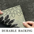 thumbnail image 6 of Gray Floral and Petal Pattern Door Rugs,Washable Non Slip Door Mats Indoor,Decorative Door Mats,Entry Mat Indoor for Entrance,Bedroom,Kitchen,Bathroom,17"x30", 6 of 6