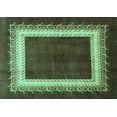 thumbnail image 1 of Ahgly Company Indoor Rectangle Persian Turquoise Blue Traditional Area Rugs, 4' x 6', 1 of 4