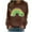 Brown4, variant on Teyfeniy St. Patrick's Day Sweatshirts for Women Graphic Long Sleeve Tops Casual Irish Gift Pullover Shirts Loose Crew Neck Comfy Tops