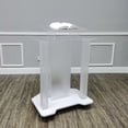 thumbnail image 4 of FixtureDisplays® Acrylic Podium Wood Pulpit Large Lecterm for Church School Conference Plexiglass Events Hotel Party Rally 10014, 4 of 12