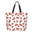 thumbnail image 1 of Easygdp Hand Drawn Watermelon Bolsas Tote para Mujer, Bolsos de Hombro para Viaje, Bolsos de Mano de Gran Capacidad para Compras y Trabajo, 1 of 8