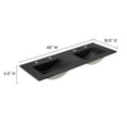 thumbnail image 4 of Modway Cayman 48" Double Basin Bathroom Sink in Black, 4 of 5
