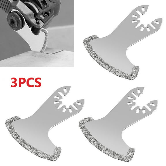 3Pcs Oscillating Multi Tool Swing Diamond Cutting Saw Blades For Grout Removal Tiles Concrete Oscillating Saw Blade Power Tools