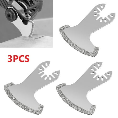 

3pcs Oscillating Multi Tool Swing Diamond Cutting Saw Blades for Grout Removal