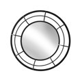 thumbnail image 1 of Sagebrook Home Metal Frame 28" Wall Mirror ,Black - Wb, 1 of 1