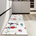 thumbnail image 4 of White Christmas Gnome Pattern Kitchen Rug Mat,Kitchen Runner Rugs Non Skid Washable,Decorative Kitchen Floor Mats for Kitchen,Sink,Laundry,17"X47", 4 of 5