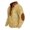 Khaki, variant on Men Sweatshirt Lace Up Collar Corduroy Patch Detail Ribbed Textured Fabric Elbow Patches Long Sleeve Vintage Pullover Sweatshirt for Men Casual Fall Outfit,Size:XXXL