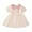 Beige A, variant on Ashirexll Little Girl Dresses, Girls Summer Dress, 3-8Y Children Short Sleeve Turndown Collar Dress Summer Casual Shirt Dress Pleated Lace Bowknot