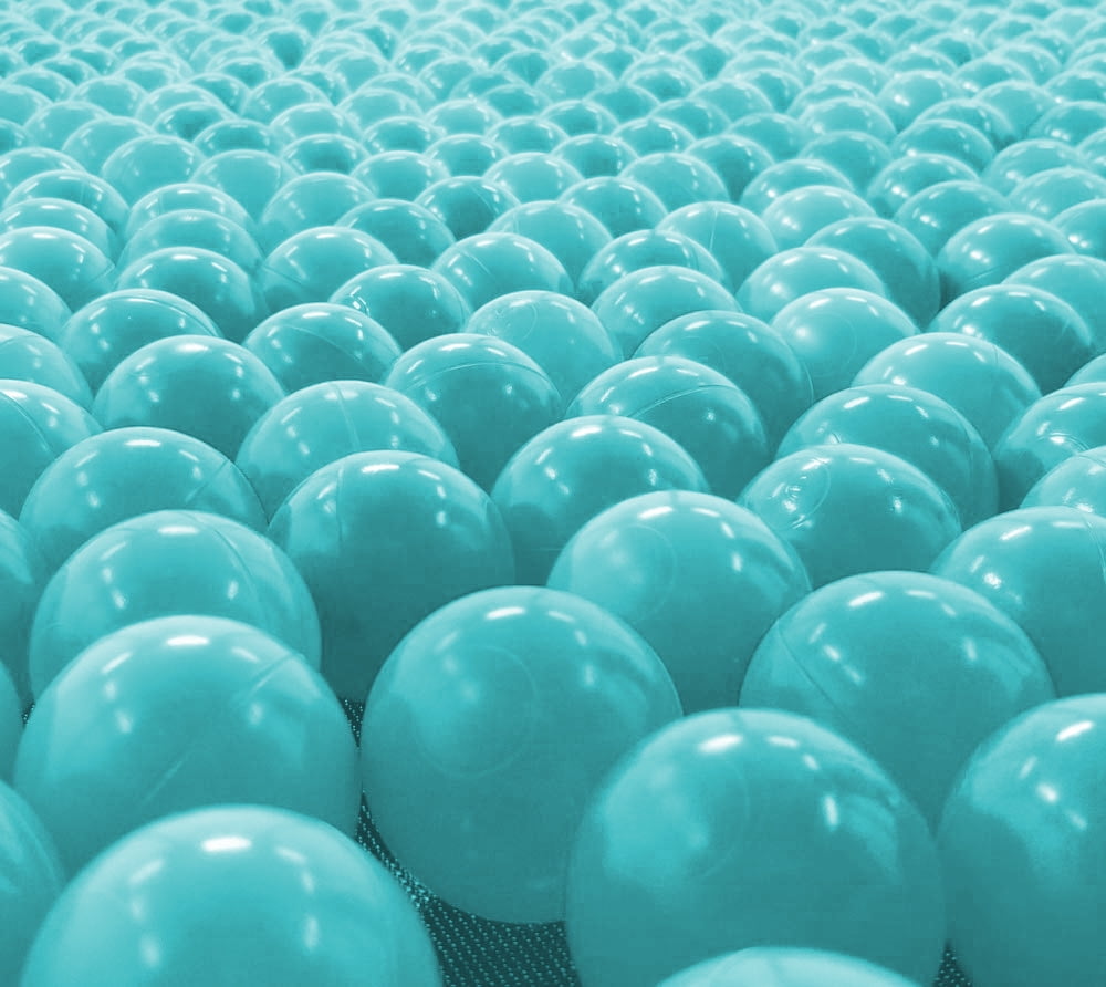 Machrus Upper Bounce Crush Proof Plastic Trampoline Pit Balls – 500 Pack, Turquoise