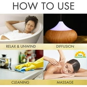 Sun Essential Oils – 4 oz Frankincense Essential Oil with Dropper for Diffuser, Skin, Face, Aromatherapy Massage, Humidifier, Warm & Resinous Scent for Candle, Lotion & Soap Making, Room Fragrance