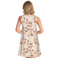 thumbnail image 2 of Bixox Dancing Cowboy Skeleton Print Women's Sleeveless A-Line Dress with Pockets, Casual Knee-Length Tank Dress for Summer-XX-Large, 2 of 7