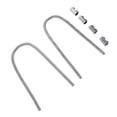 thumbnail image 1 of Stainless Steel Coolant Radiator Hose Kit Efficient Cooling Flexible Universal Fit, 1 of 7