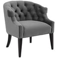 thumbnail image 2 of Modway Precept Accent Performance Velvet Armchair in Gray, 2 of 6