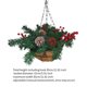 thumbnail image 5 of Cesta colgante navideña artificial, adorno decorativo para exteriores, adorno con luces para patio, festival, porche, 5 of 5