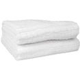 thumbnail image 2 of Royale Collection 100% Combed Terry Cotton, Highly Absorbent, Oversized, Kitchen Towel Set, 28" x 18", 2-Pack, Solid White, 2 of 8