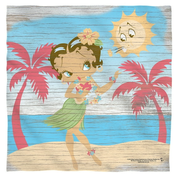 Betty Boop Hula Boop Bandana (21 in x 21 in)