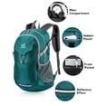 thumbnail image 3 of Mochila WATERFLY para acampar y senderismo, 30 L, impermeable y ligera, 3 of 9