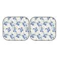 thumbnail image 7 of Xecao Daisies Flowers for Foldable Car Sun Shades (2-Pack) offer sun protection with an easy-fold design for convenient windshield shading., 7 of 7