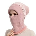 thumbnail image 4 of 3-in-1 Winter Balaclava, 2025 New Knitted Hat, Multifunctional Scarf Hat for Outdoor Sports, Cozy Ski Mask for Women, 4 of 5