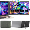 thumbnail image 1 of TUTT Rallonge d'Écran d'Ordinateur Portable 14” / Moniteur Portable ULTRA Mince pour Appareils Windows, Mac, USB-C et HDMI, S8, 1 of 12