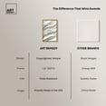 thumbnail image 6 of Neutral Lines I Boho Abstract Wall Art Canvas Wall Art by Art Remedy, Gold Floater Frame, 31.5" x 46.5", 6 of 7