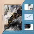 thumbnail image 2 of Spiral Notebook,College Ruled Journal,8.26" x 5.71" 50 Sheets/100 Pages,2 Pack - Abstract Black And White Marble Texture With Gold Accents, 2 of 7
