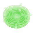 thumbnail image 1 of 6 Piezas De Envolturas De Silicona Tapas De Cuenco De Sellado Almacenamiento De Alimentos Tapas Elásticas Verde Sunnimix Tapas de silicona elásticas, 1 of 8