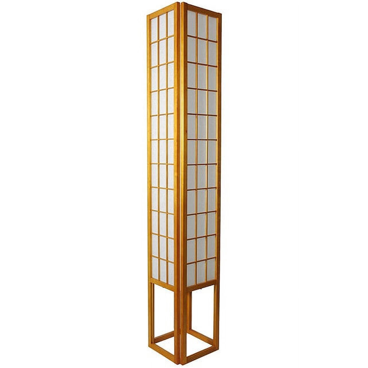 Oriental Furniture 72" Window Pane Shoji Lamp