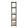 thumbnail image 5 of 13029412 5 Tier Heavy Duty Storage Shelf Garage Shelving Unit Bookcase 2 Colors Black 150x75x30black Includes Hardware, 5 of 5