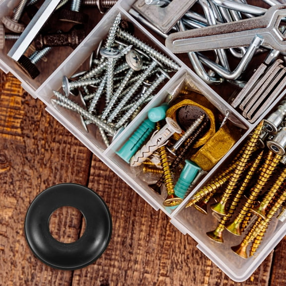 Soimiss 20Pcs Black Steel Bicycle Axle Washer Kit for Hub Upgrade and Hub Protection