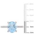 thumbnail image 2 of Everly Women's Topaz 10K White Gold Engagement Ring, 2 of 8