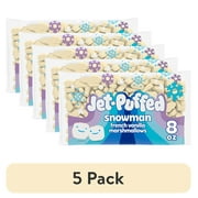 (5 pack) Jet-Puffed Marshmallows Snowman, 8 oz Bag