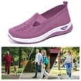 thumbnail image 1 of Deporte transpirables y cómodas zapatos para en casa zapatos malla casuales antideslizantes con suela suave (G-SK8 morado (bolso transfronterizo) 40), 1 of 9