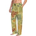 thumbnail image 2 of Kll Mens Pajama Pants For Men,Mens Lounge Pants,Funny Gifts For Men,Men'S Pajama Bottoms-Floral With Butterflies, 2 of 9