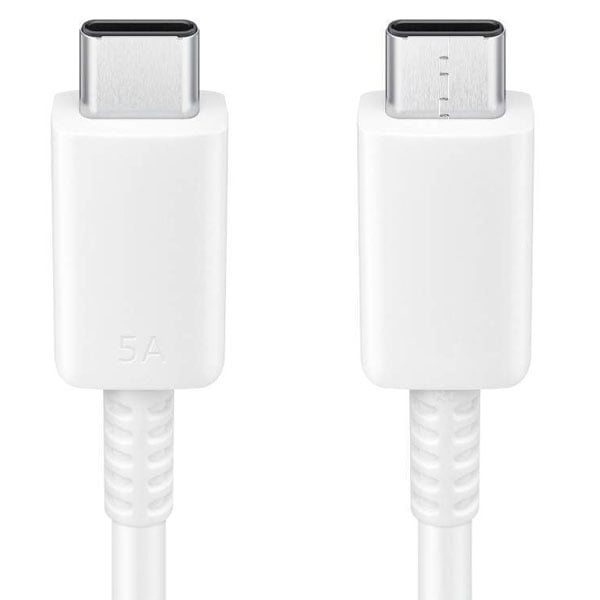 Cable Tipo C a Tipo C Samsung S20+ S20 S21 Ultra S21 Blanco Original Samsung DA705BWEGWW/Blanco