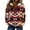 ☃050-Multicolor, variant on Women's 2026 Casual Aztec Cow Print Zipper Collar Pullover Sweatshirt Western Cowgirl Ethnic Style Blouse