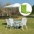thumbnail image 4 of Cojín para tumbona, cojín para silla mecedora, antideslizante para jardín con ataduras, cojín para tumbona para patio, cojín para respaldo, reclinable Verde, 4 of 7