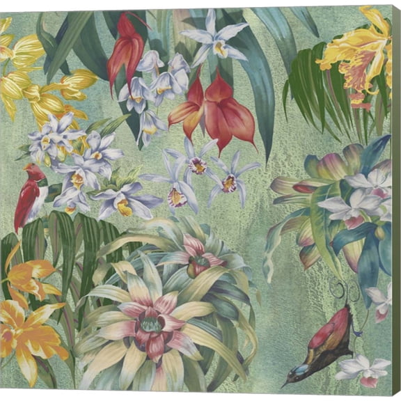 Jungle Orchids by Bill Jackson, Canvas Wall Art