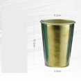 thumbnail image 1 of Taza de agua de titanio puro de una sola capa de aspecto alto de 380ML, taza de cerveza al aire libre, taza de salud anticaída portátil for el hogar y la Oficina, 1 of 2