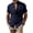 Navy, variant on Wrtxtat Men's Button Down Shirts Relaxed Fit Casual Vintage Renaissance Pirate Shirts Stand up Collar Solid Color T-Shirt Tops White M