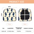 thumbnail image 3 of Ocean Seahorse Seat Covers for Dining Room Chairs Set Of 4,Stretch Printed Washable Chair Seat Cover with Elastic Ties and Button,Removable Waterproof Couch Cushion Covers, 3 of 6