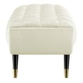 thumbnail image 5 of Adept 47.5" Performance Velvet Bench, Ivory, 5 of 8