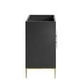 thumbnail image 2 of Modway Awaken 36" Solid Wood and MDF Bathroom Vanity Cabinet in Black, 2 of 8