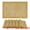 Gold, variant on Unique Bargains 6Pcs Plastic Placemats Table Mats Red 17.7" x 11.8"