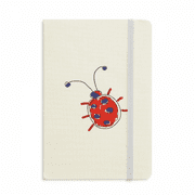 Graffiti Animation Hand Painted Ladybug Notebook Official Fabric Hard Cover Classic Journal Diary