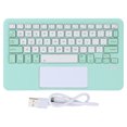thumbnail image 2 of Teclado Inalámbrico Teclado Portátil Ultradelgado con Panel Táctil Teclado de Máquina de Escribir Silencioso Recargable USB para Computadora Tableta Computadora Portátil ANGGREK Otros, 2 of 8