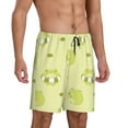 thumbnail image 3 of Rocae Cute Frog3 for Men's Soft Sleep Pajama Shorts, Waistband and Pockets, 3 of 9