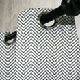 thumbnail image 3 of Ambesonne Modern Grommet Curtain, Zig Zag Triangle Print, 50" x 96", White Black, 3 of 6